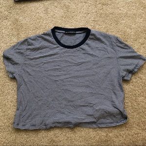 Brandy Melville Striped Crop Top
